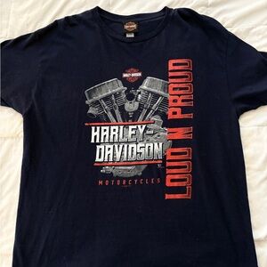 Harley-Davidson Men's Black Graphic T-Shirt